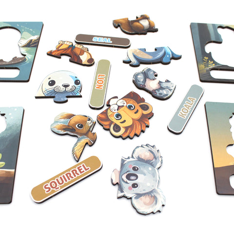 "ANIMALS COLLECTION No. 2" EDUCATIONAL PUZZLE